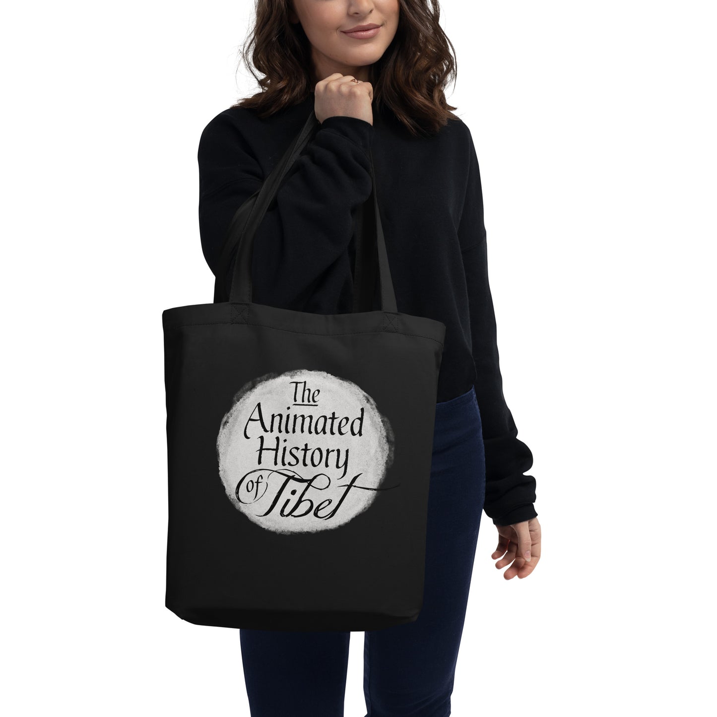 Animated History of Tibet eco tote bag