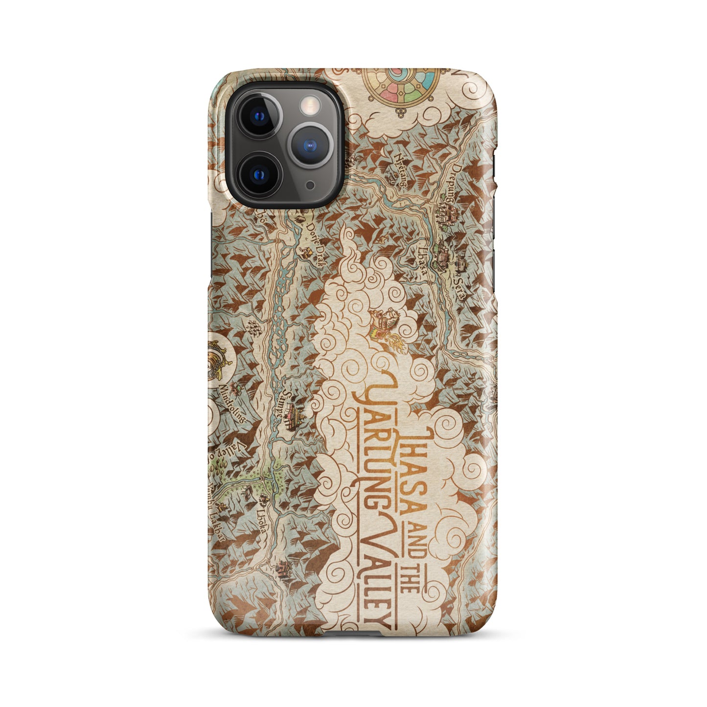 Lhasa and the Yarlung Valley illustrated snap case for iPhone® (color)