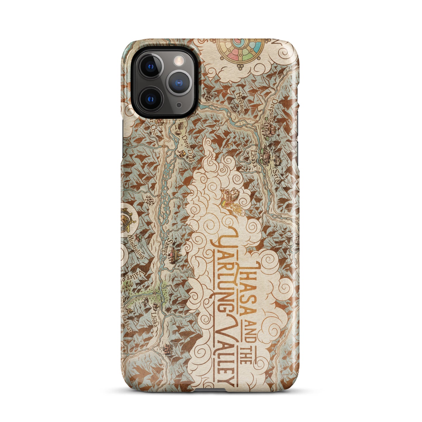 Lhasa and the Yarlung Valley illustrated snap case for iPhone® (color)