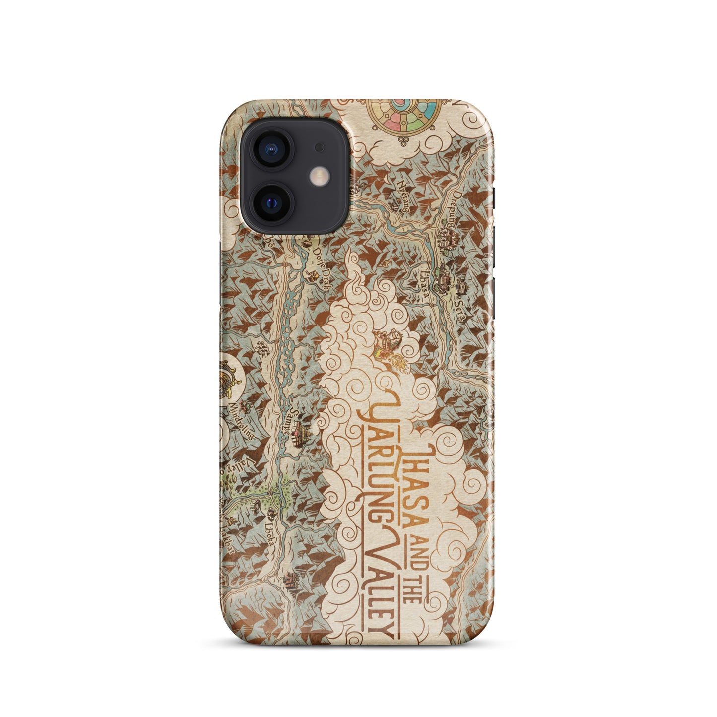 Lhasa and the Yarlung Valley illustrated snap case for iPhone® (color)