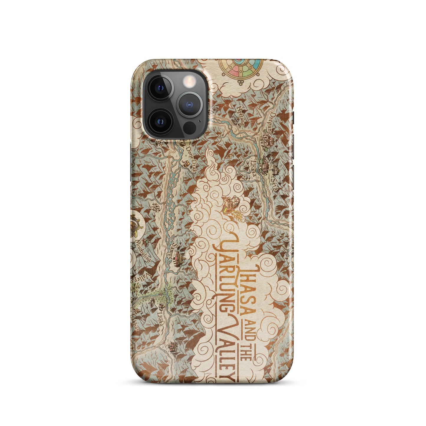 Lhasa and the Yarlung Valley illustrated snap case for iPhone® (color)