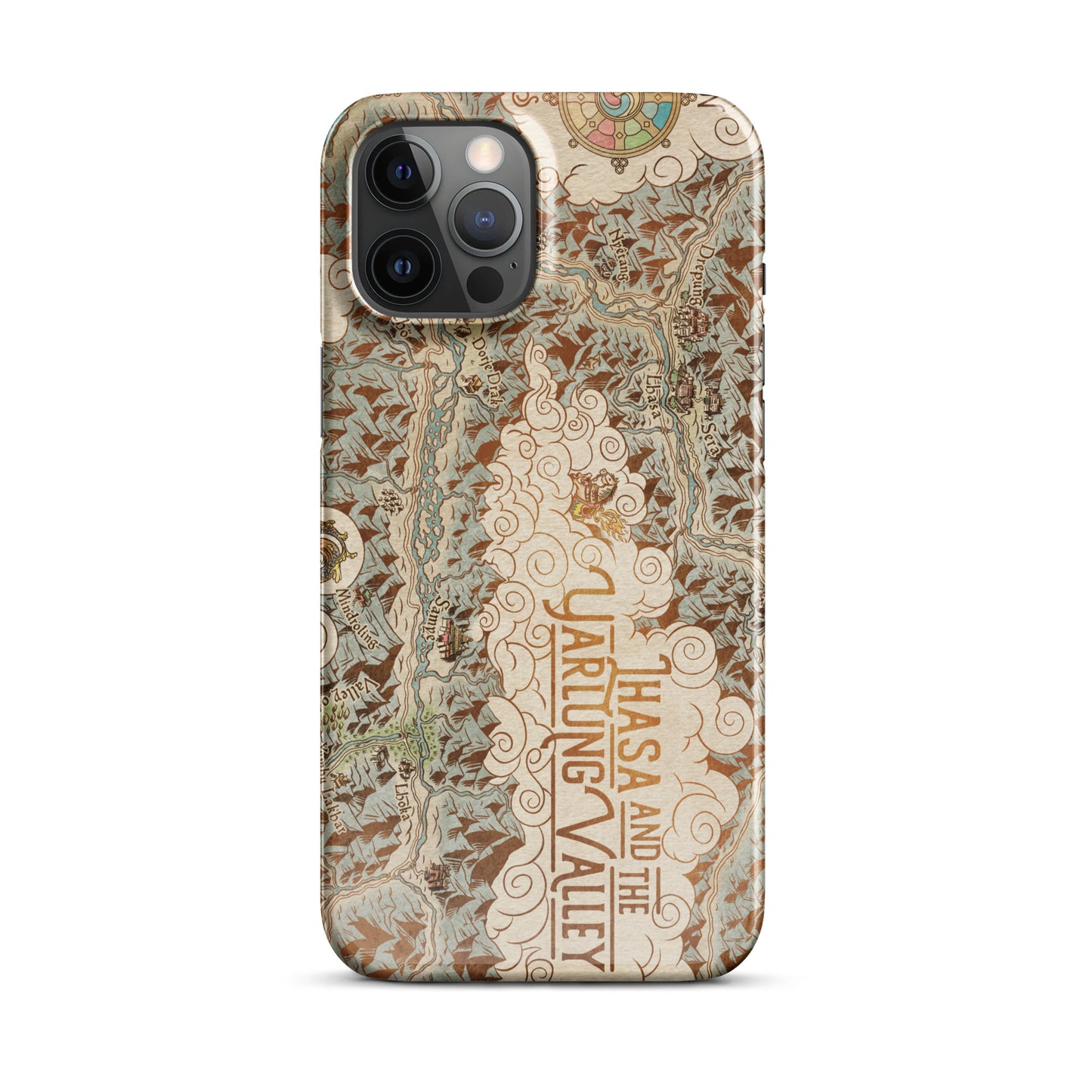 Lhasa and the Yarlung Valley illustrated snap case for iPhone® (color)