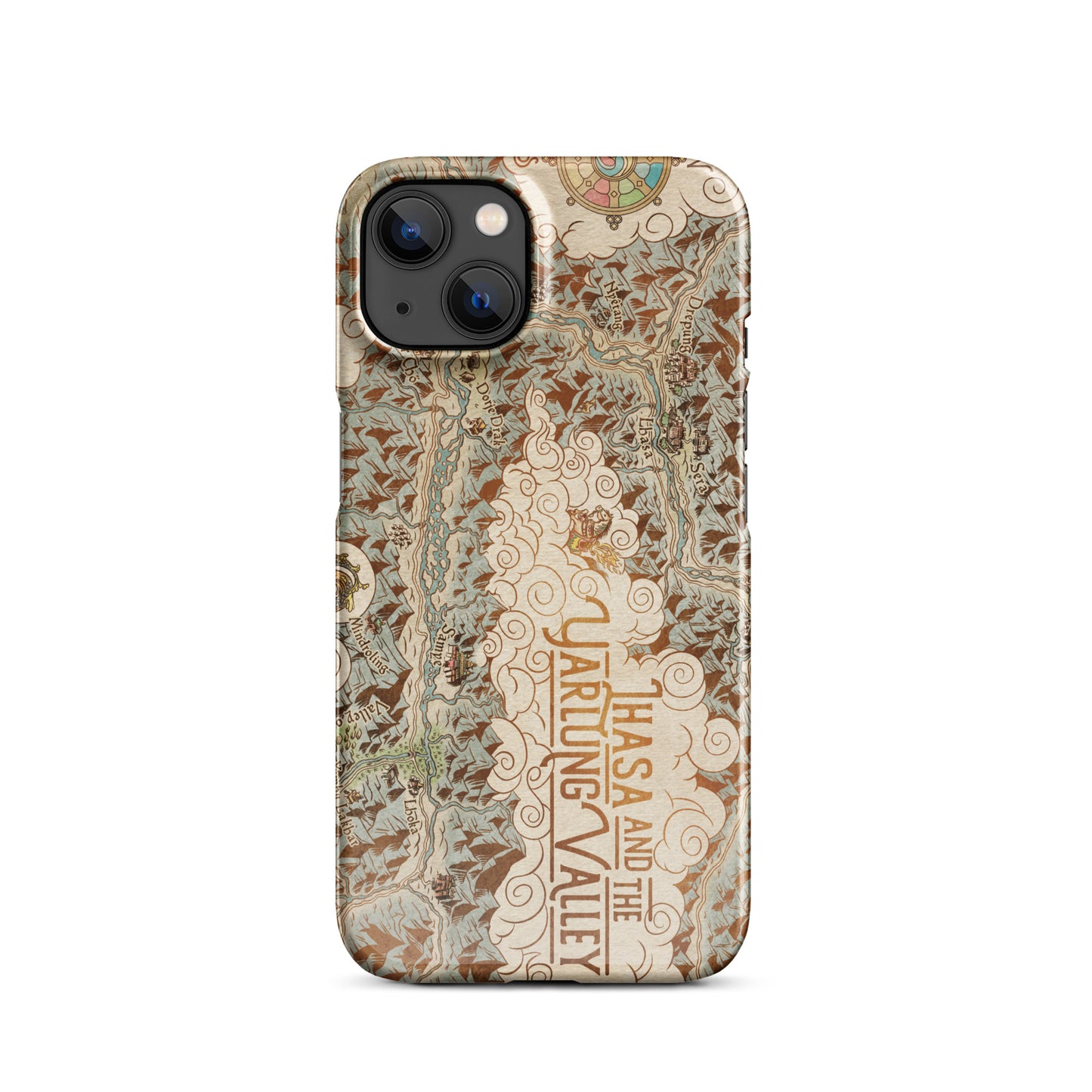 Lhasa and the Yarlung Valley illustrated snap case for iPhone® (color)
