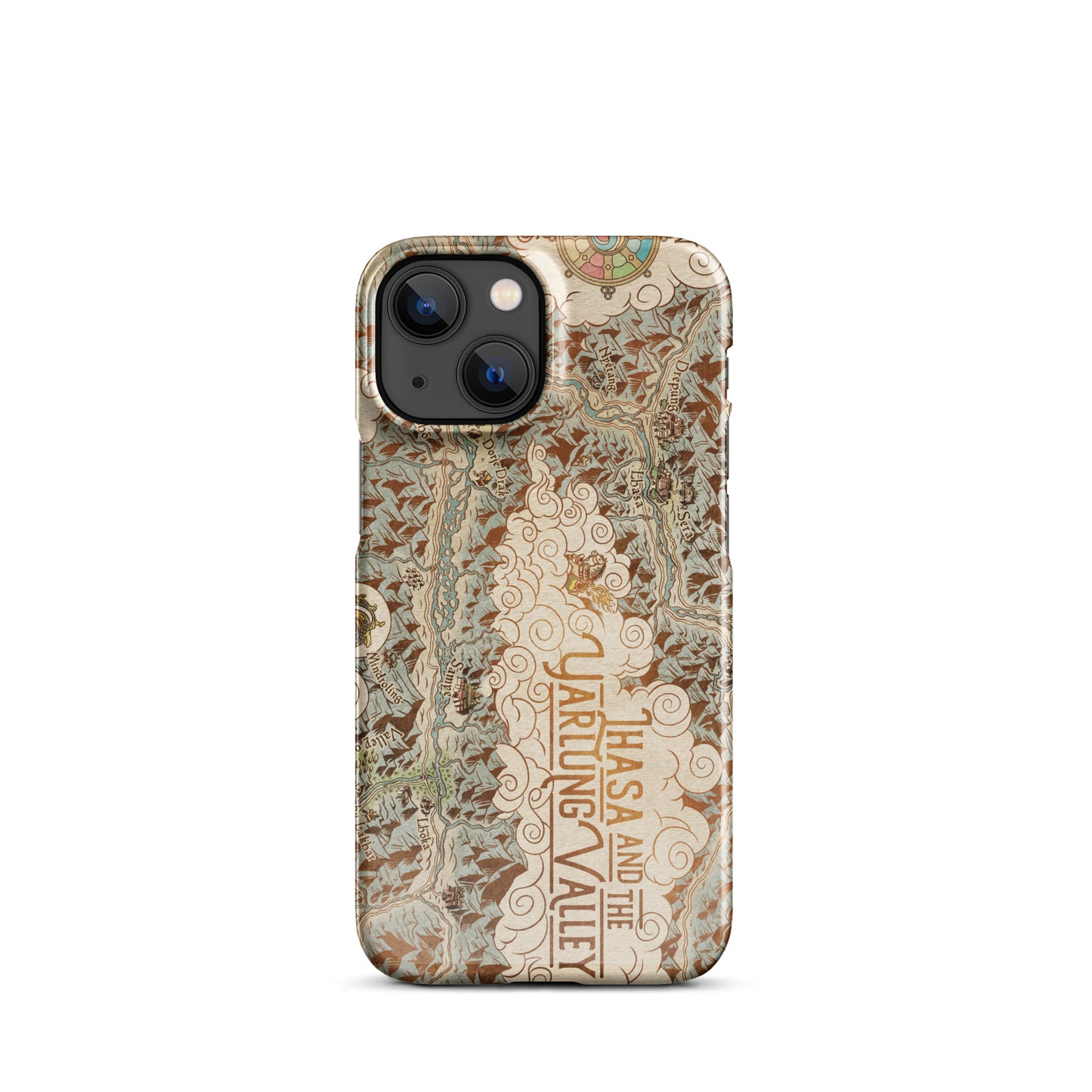 Lhasa and the Yarlung Valley illustrated snap case for iPhone® (color)