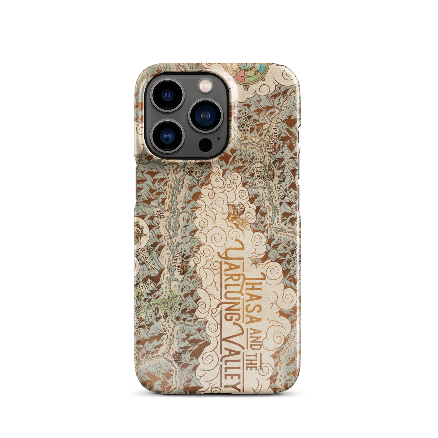 Lhasa and the Yarlung Valley illustrated snap case for iPhone® (color)
