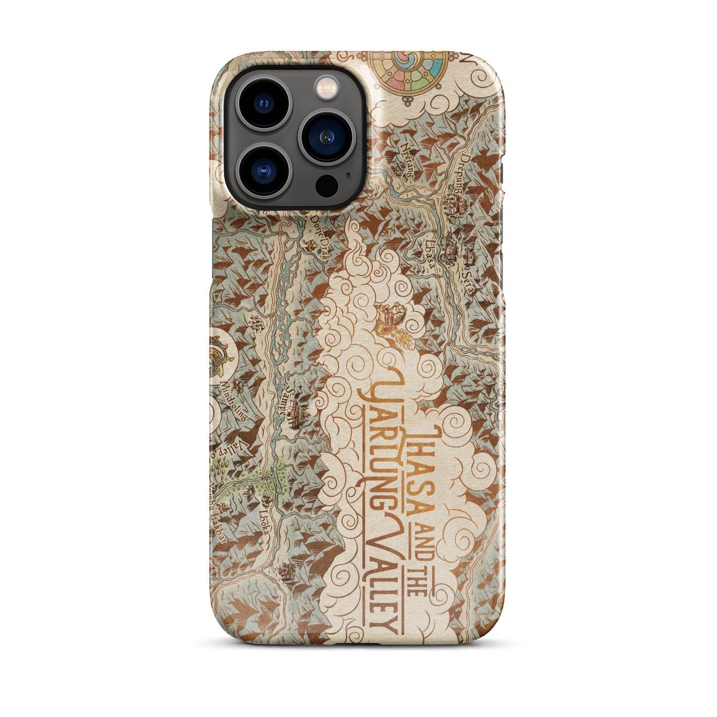 Lhasa and the Yarlung Valley illustrated snap case for iPhone® (color)