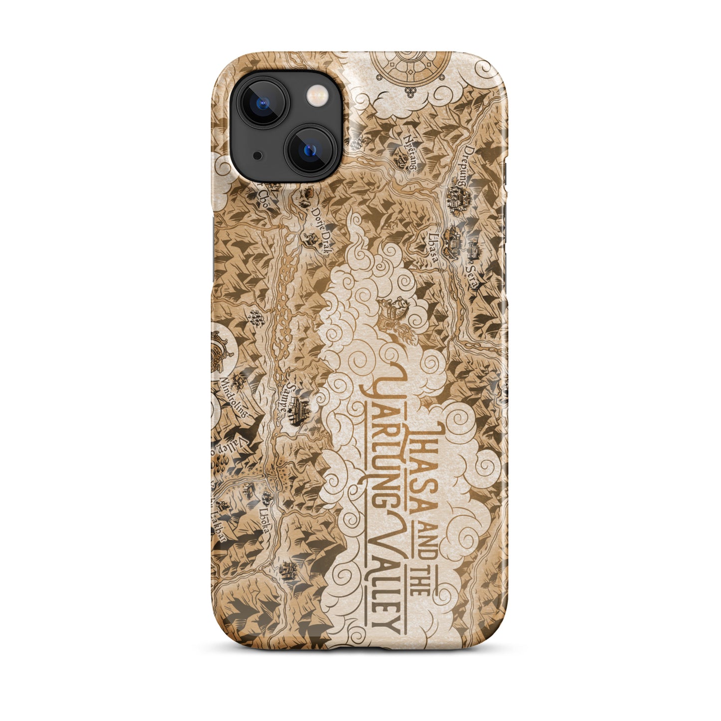 Lhasa and the Yarlung Valley illustrated snap case for iPhone®