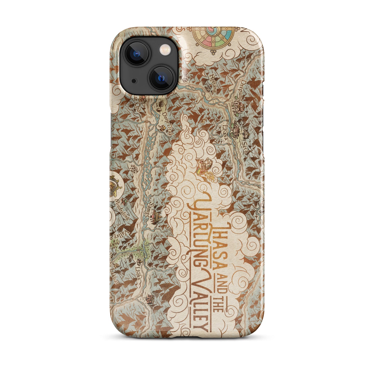 Lhasa and the Yarlung Valley illustrated snap case for iPhone® (color)