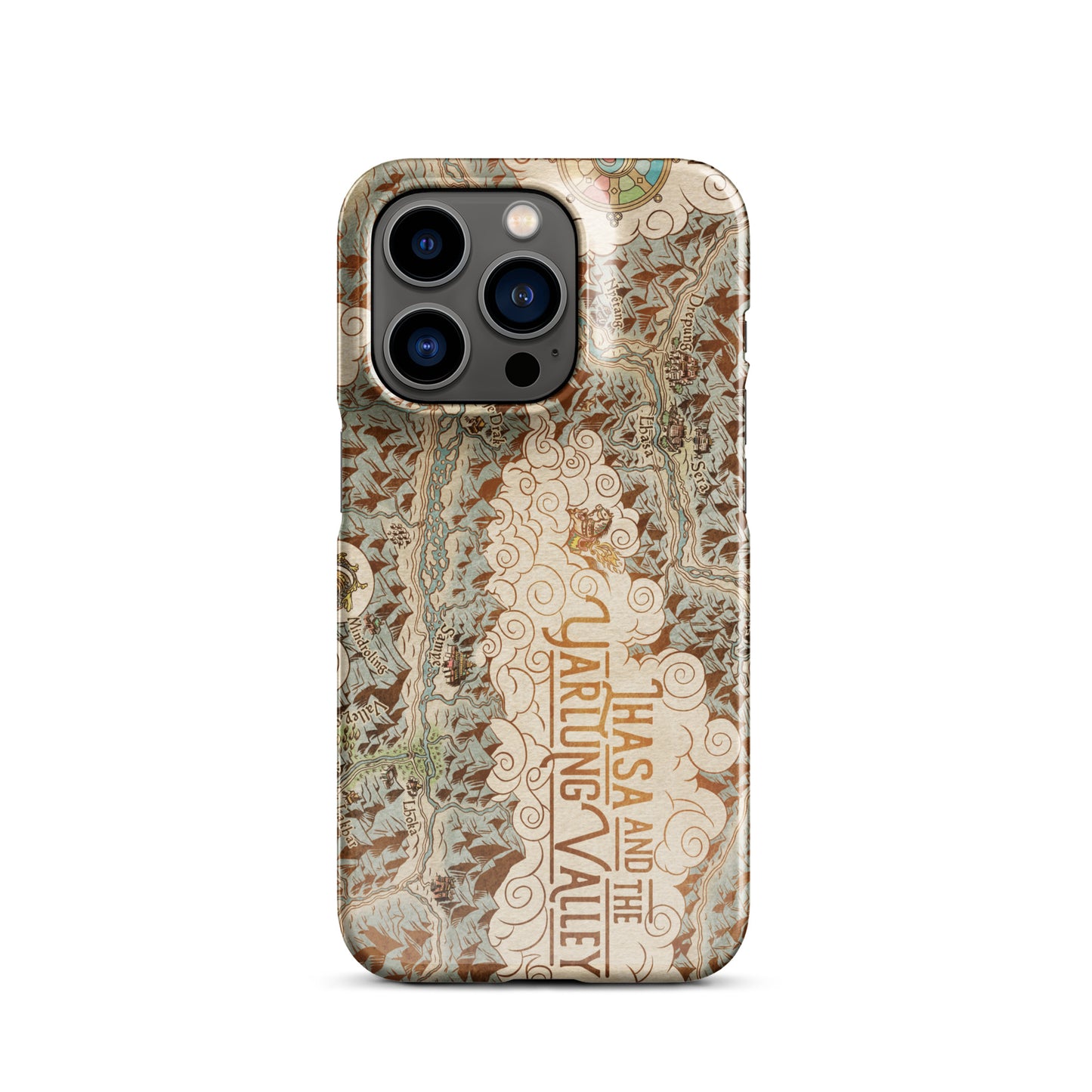 Lhasa and the Yarlung Valley illustrated snap case for iPhone® (color)