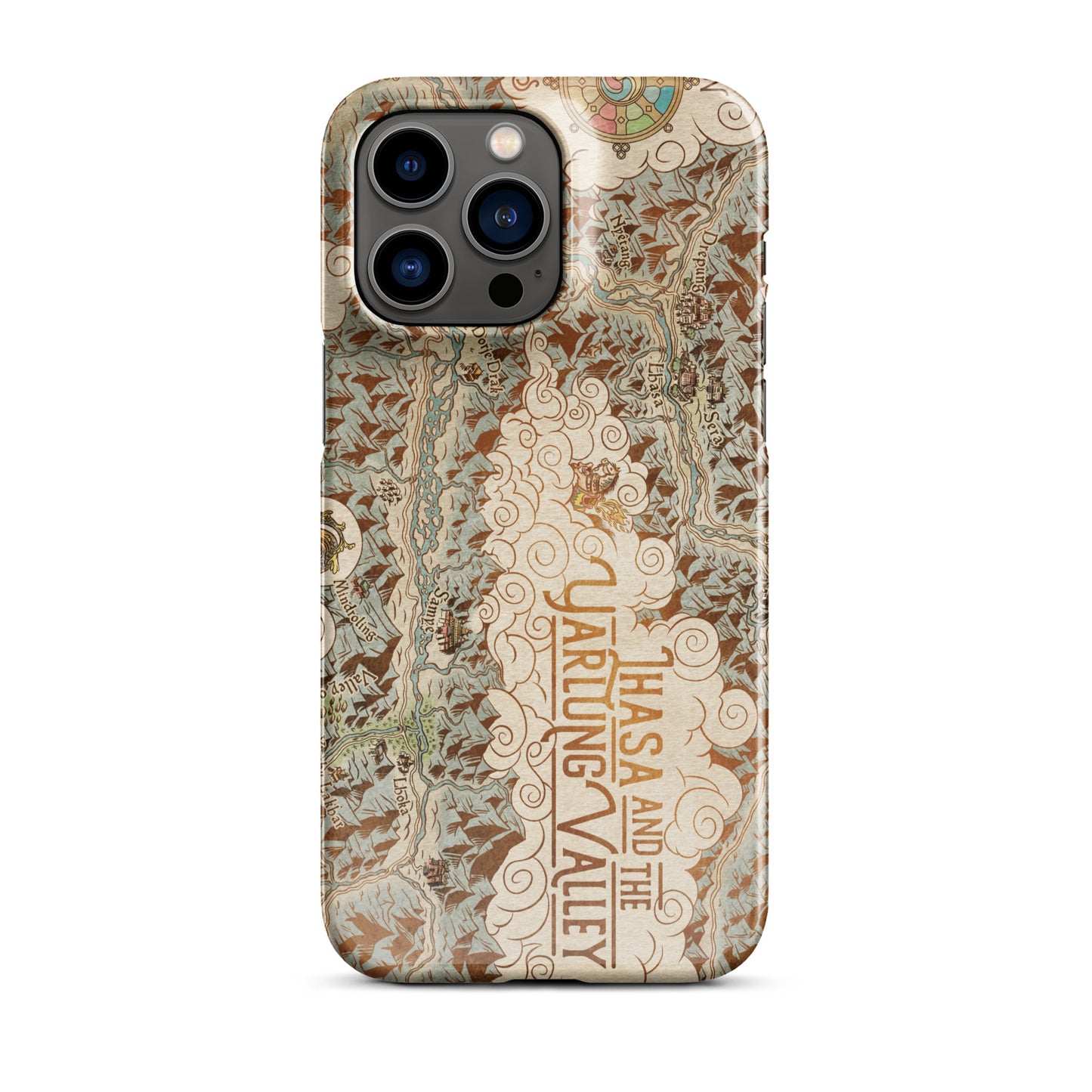 Lhasa and the Yarlung Valley illustrated snap case for iPhone® (color)