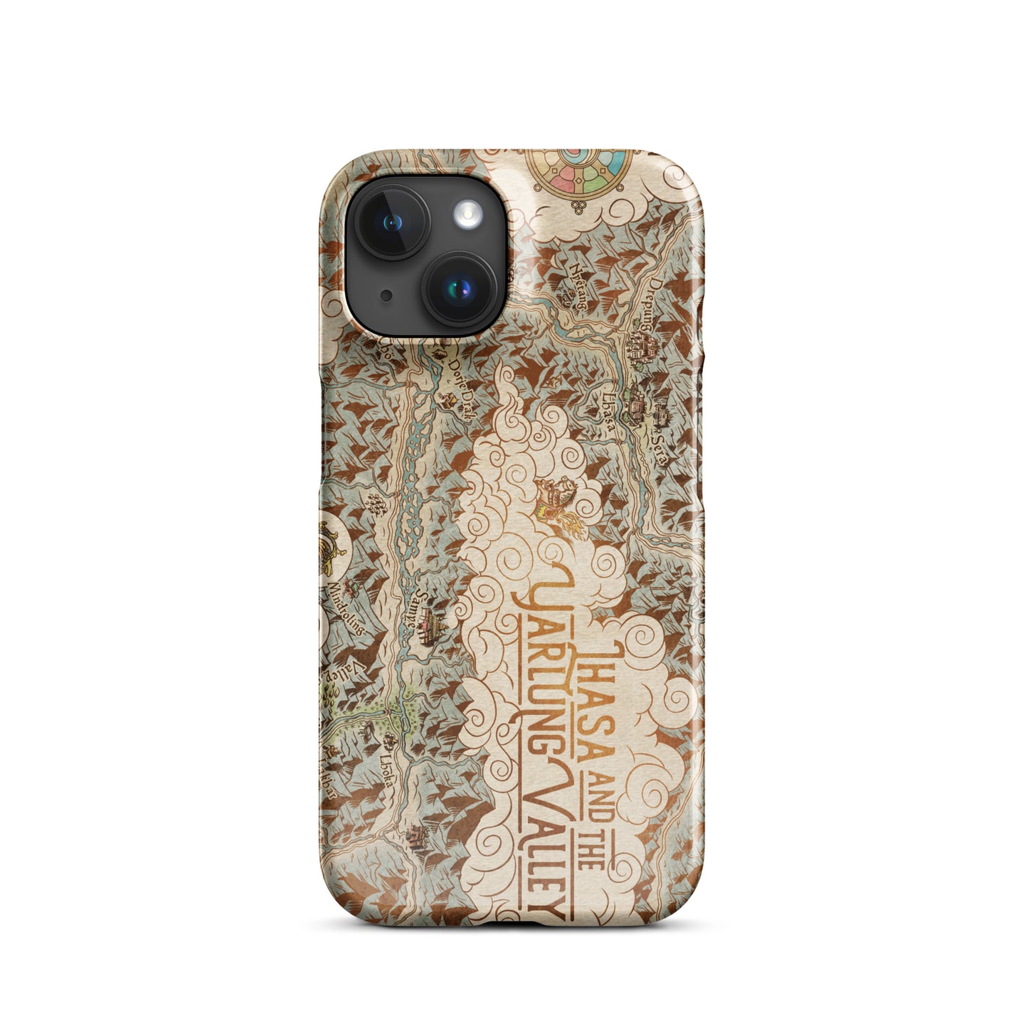 Lhasa and the Yarlung Valley illustrated snap case for iPhone® (color)