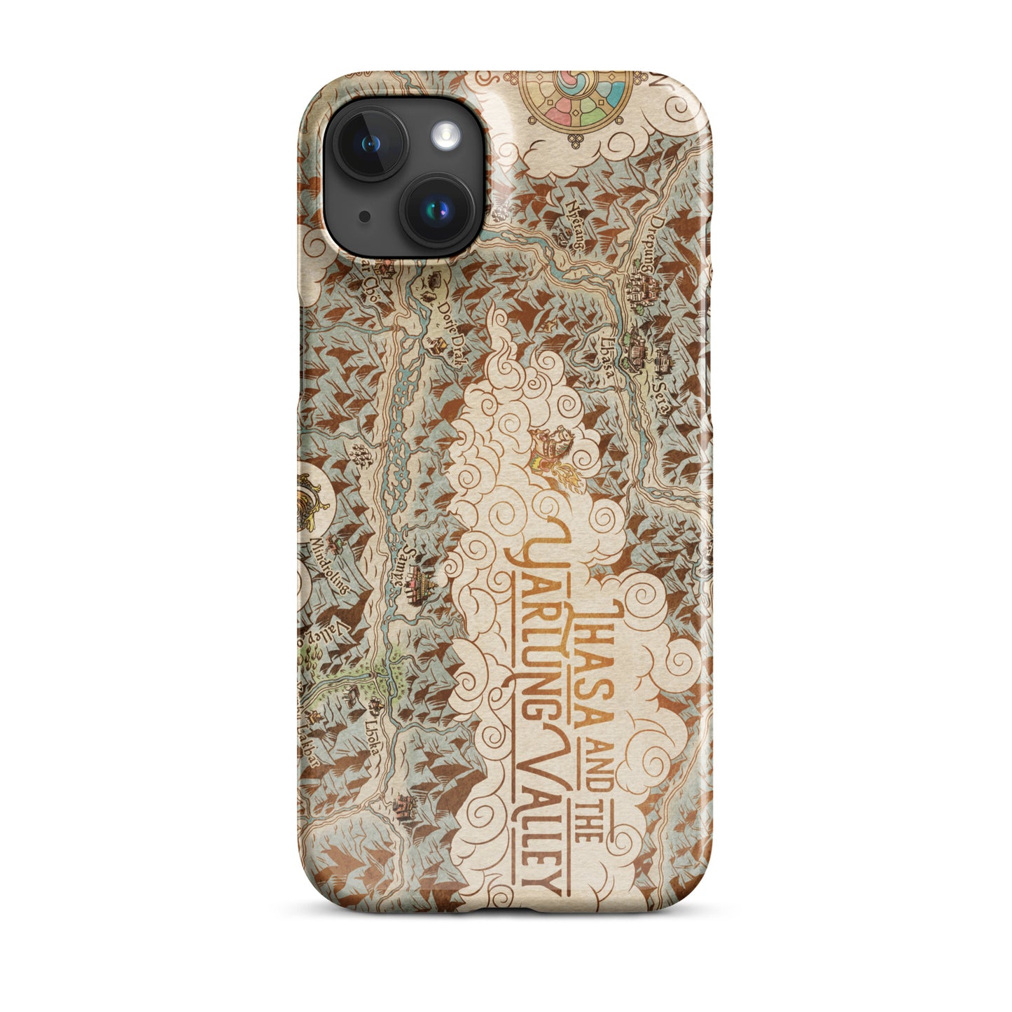 Lhasa and the Yarlung Valley illustrated snap case for iPhone® (color)