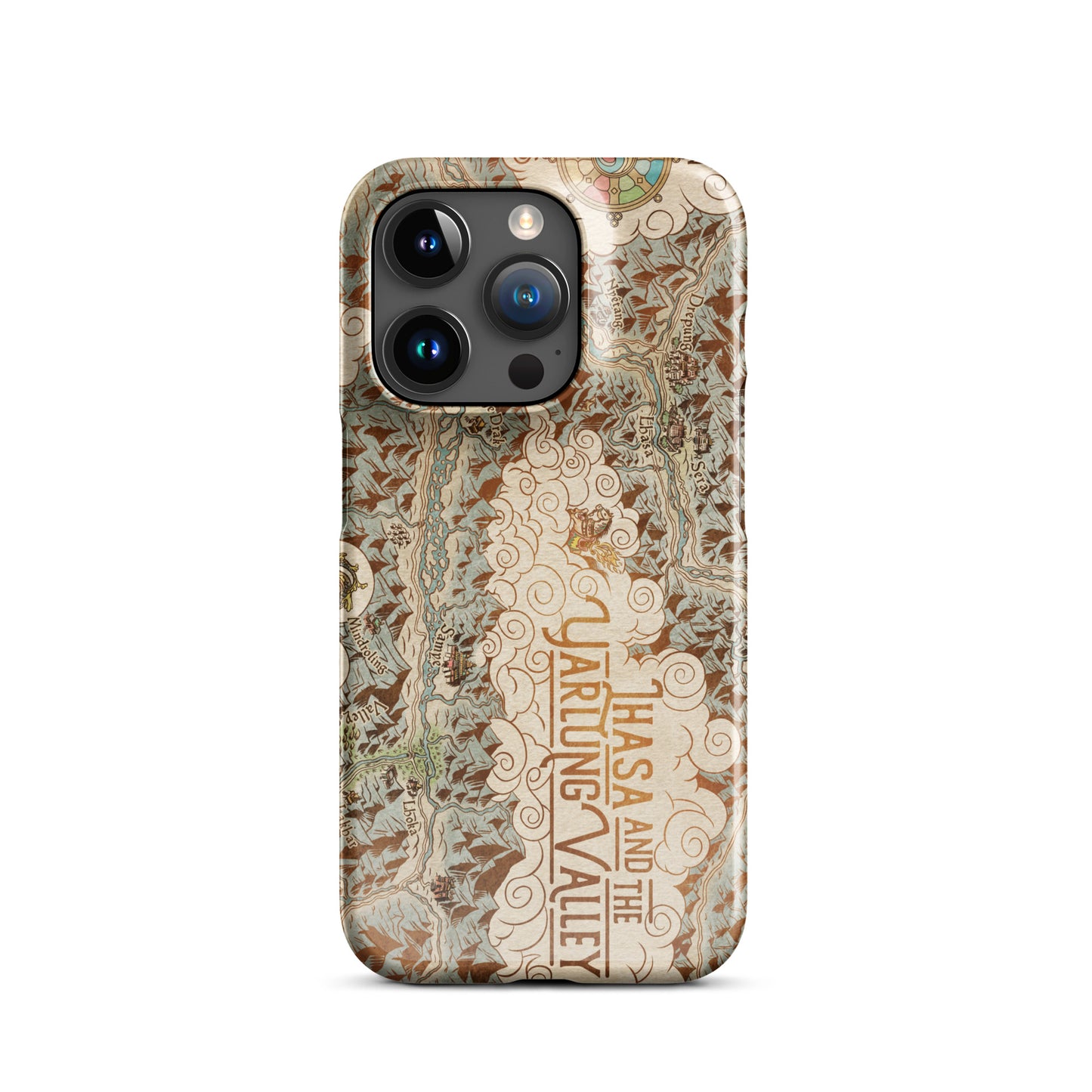 Lhasa and the Yarlung Valley illustrated snap case for iPhone® (color)