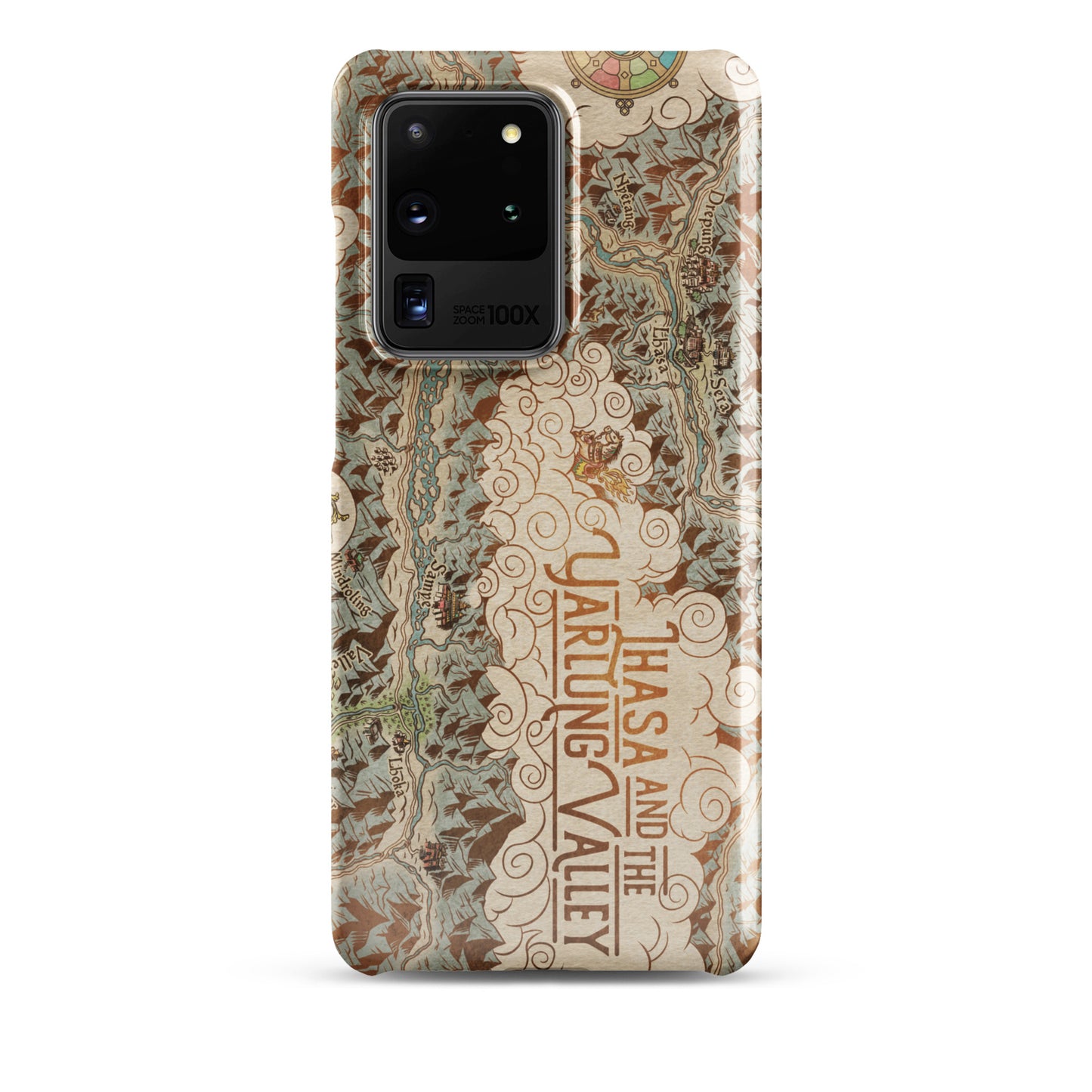 Lhasa and the Yarlung Valley illustrated snap case for Samsung® (color)