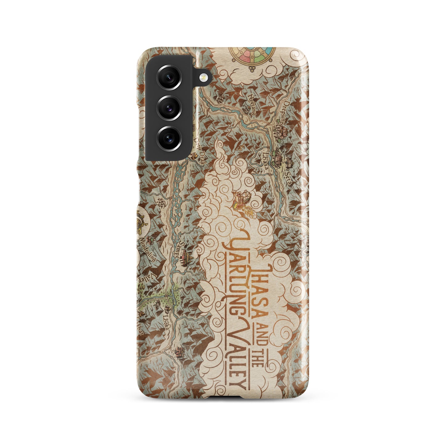 Lhasa and the Yarlung Valley illustrated snap case for Samsung® (color)