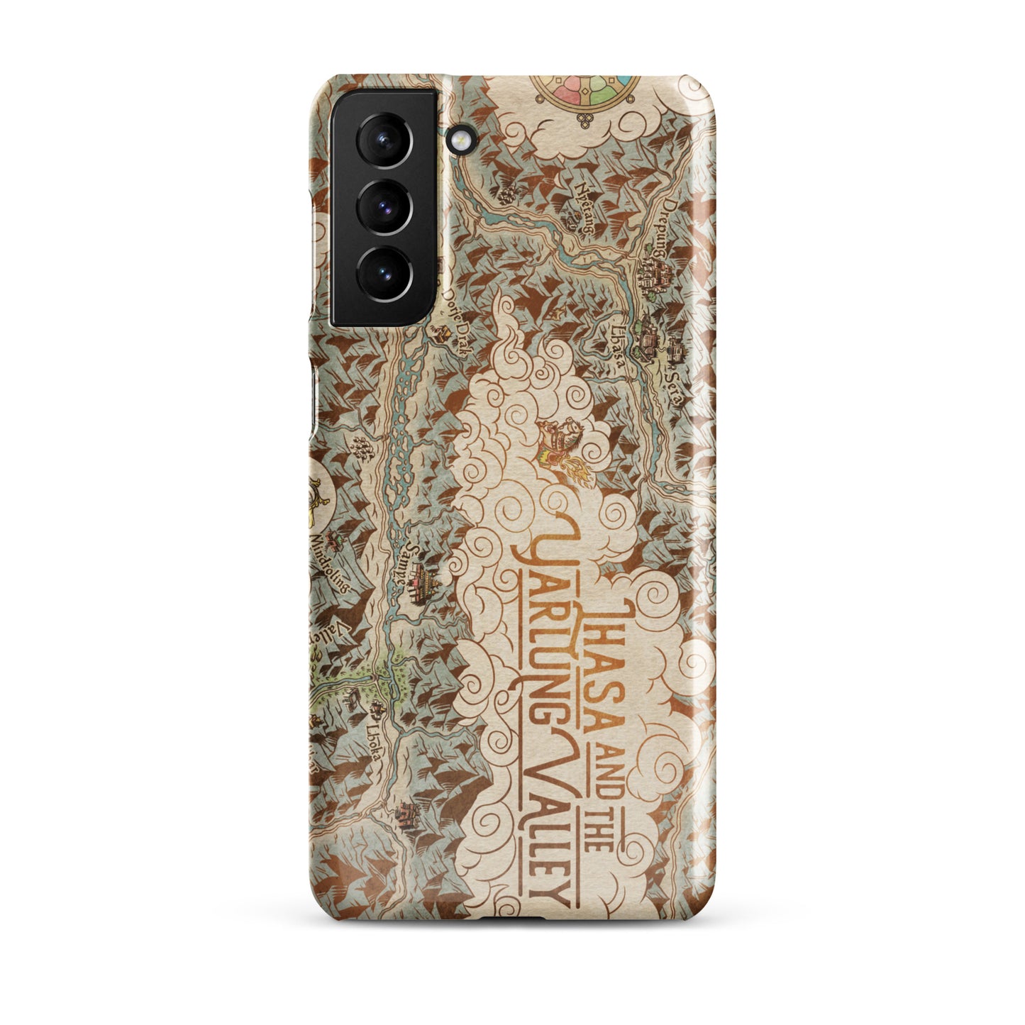 Lhasa and the Yarlung Valley illustrated snap case for Samsung® (color)