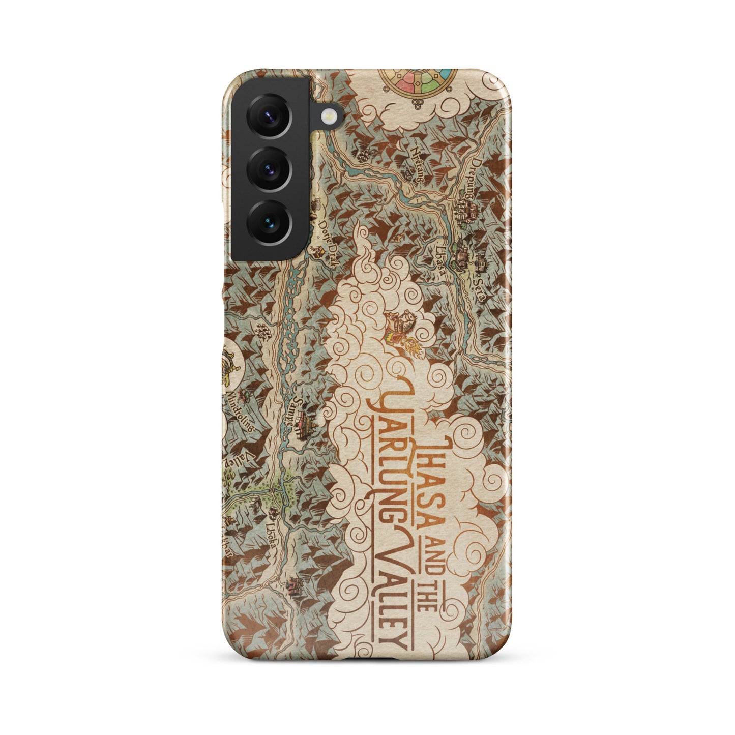 Lhasa and the Yarlung Valley illustrated snap case for Samsung® (color)