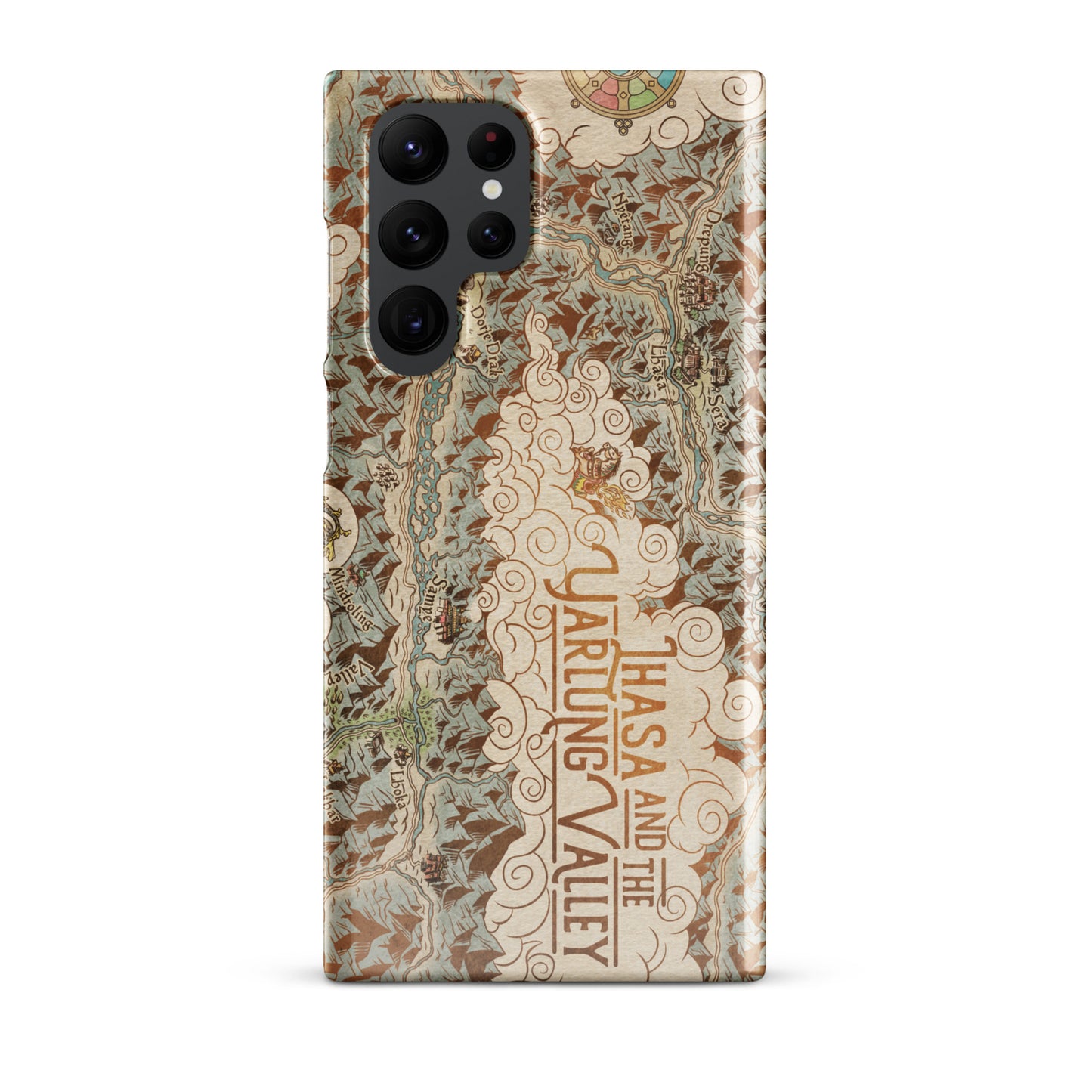 Lhasa and the Yarlung Valley illustrated snap case for Samsung® (color)