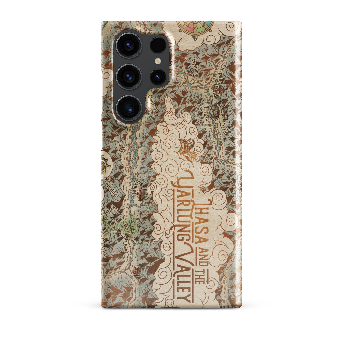 Lhasa and the Yarlung Valley illustrated snap case for Samsung® (color)