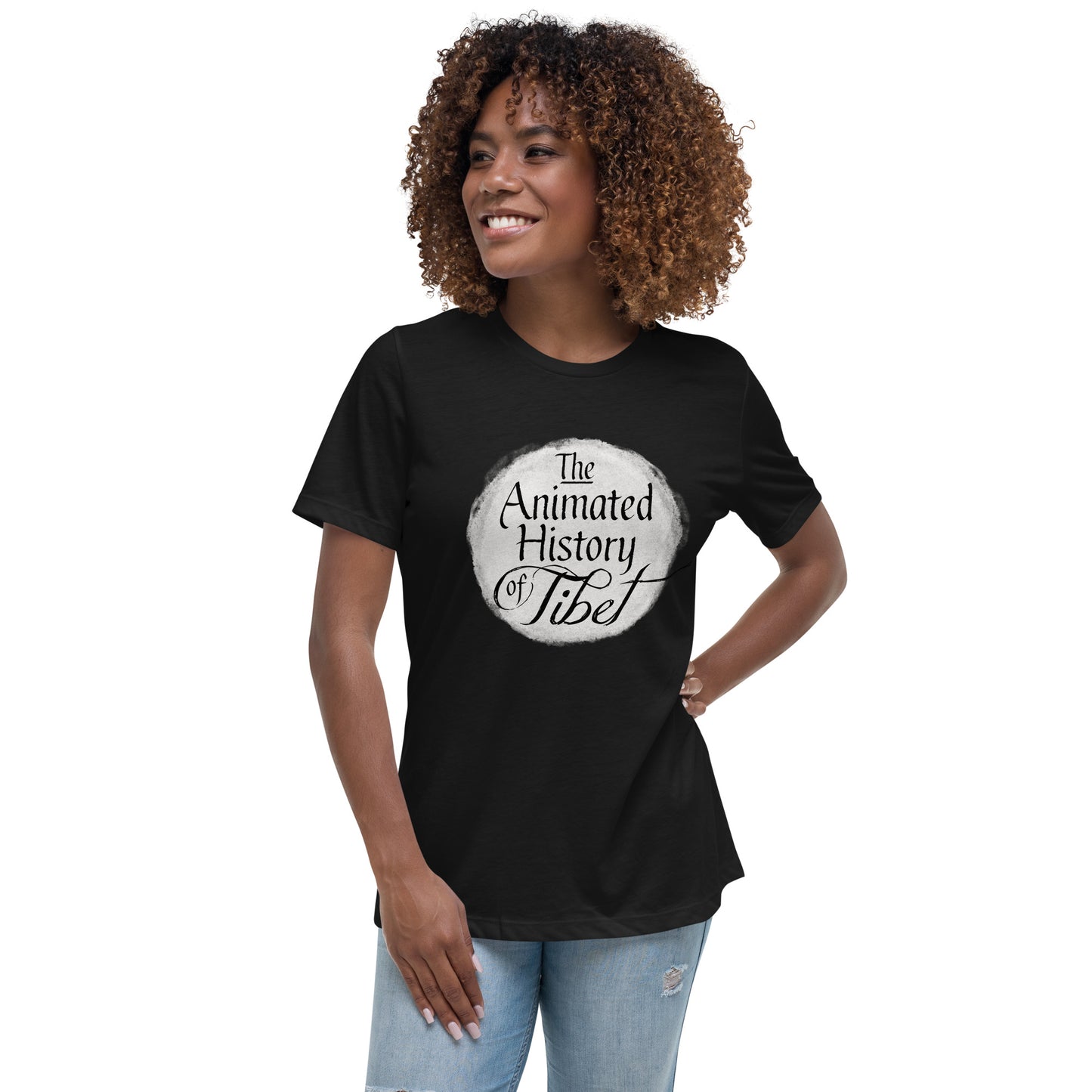 Animated History of Tibet women's relaxed T-shirt