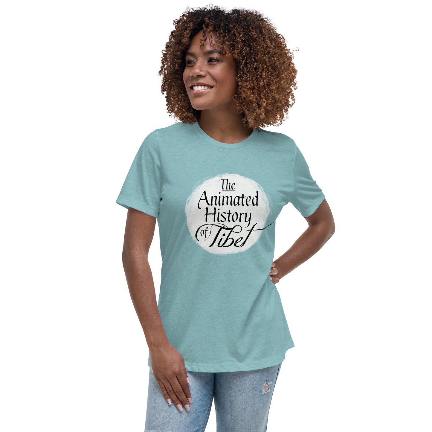 Animated History of Tibet women's relaxed T-shirt