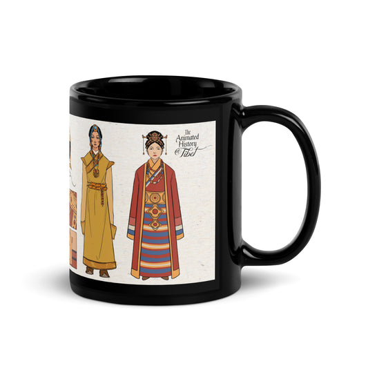 Heroes of the Tibetan Empire black glossy mug