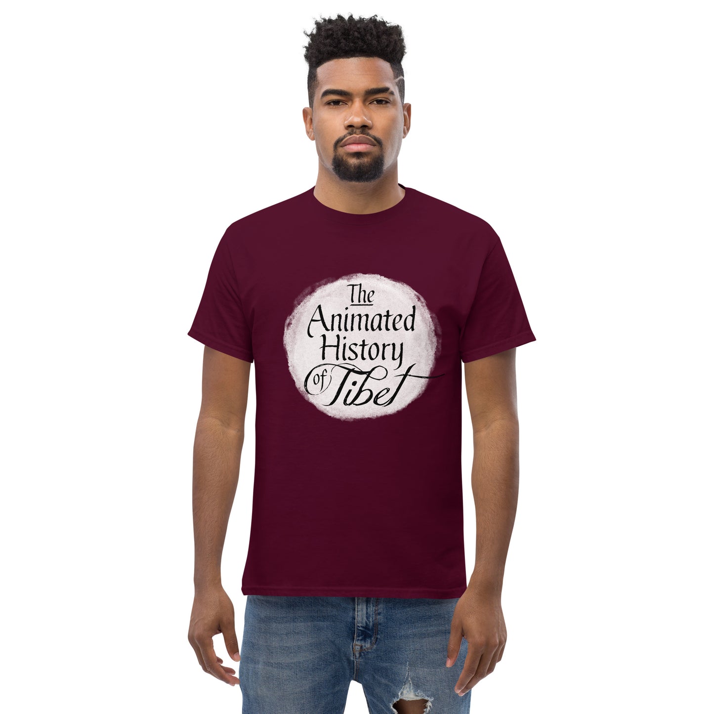 Animated History of Tibet men's classic tee